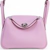 Hermès Lindy Mini Mauve Sylvestre Clemence PHW