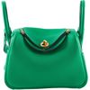 Hermès Lindy Mini Menthe Clemence GHW