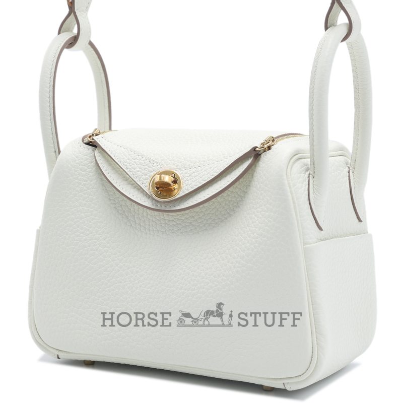 Hermès Lindy Mini Mushroom Clemence GHW