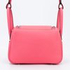 Hermès Lindy Mini Rose Azalee Clemence PHW