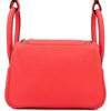 Hermès Lindy Mini Rose Texas Clemence GHW
