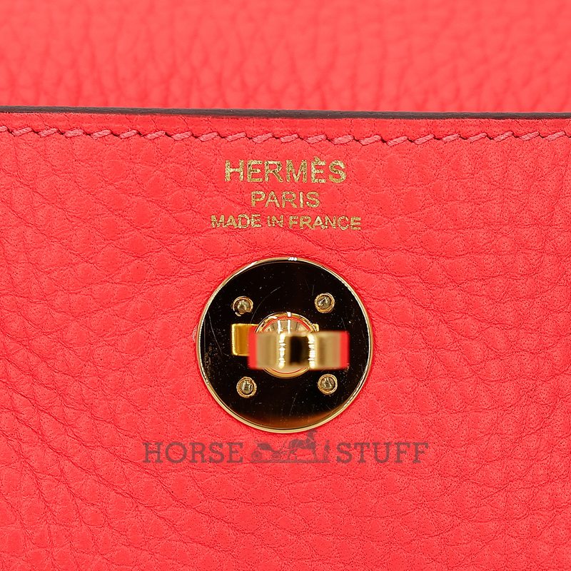 Hermès Lindy Mini Rose Texas Clemence GHW