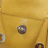 Hermès Lindy Mini Sun Clemence PHW