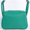 Hermès Lindy Mini Vert Vertigo Clemence GHW