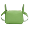 Hermès Lindy Mini Vert Yucca Clemence GHW