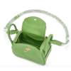 Hermès Lindy Mini Vert Yucca Clemence GHW