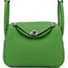 Hermès Lindy Mini Vert Yucca Clemence PHW
