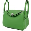 Hermès Lindy Mini Vert Yucca Clemence PHW