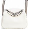 Hermès Lindy Mini Special Order HSS Nata / Etoupe Swift PHW