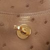 Hermès Lindy Mini Chai Ostrich GHW