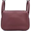 Hermès Lindy Mini Bordeaux Swift GHW