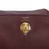 Hermès Lindy Mini Bordeaux Swift GHW