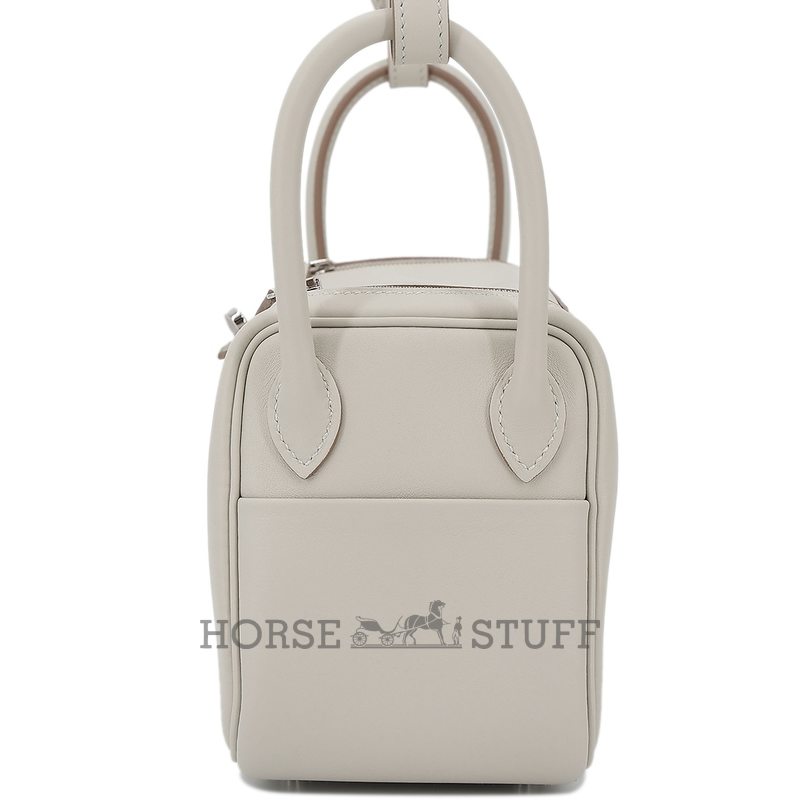 Hermès Lindy Mini Gris Pearl Swift PHW