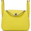 Hermès Lindy Mini Lime Swift PHW