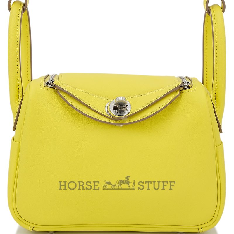 Hermès Lindy Mini Lime Swift PHW