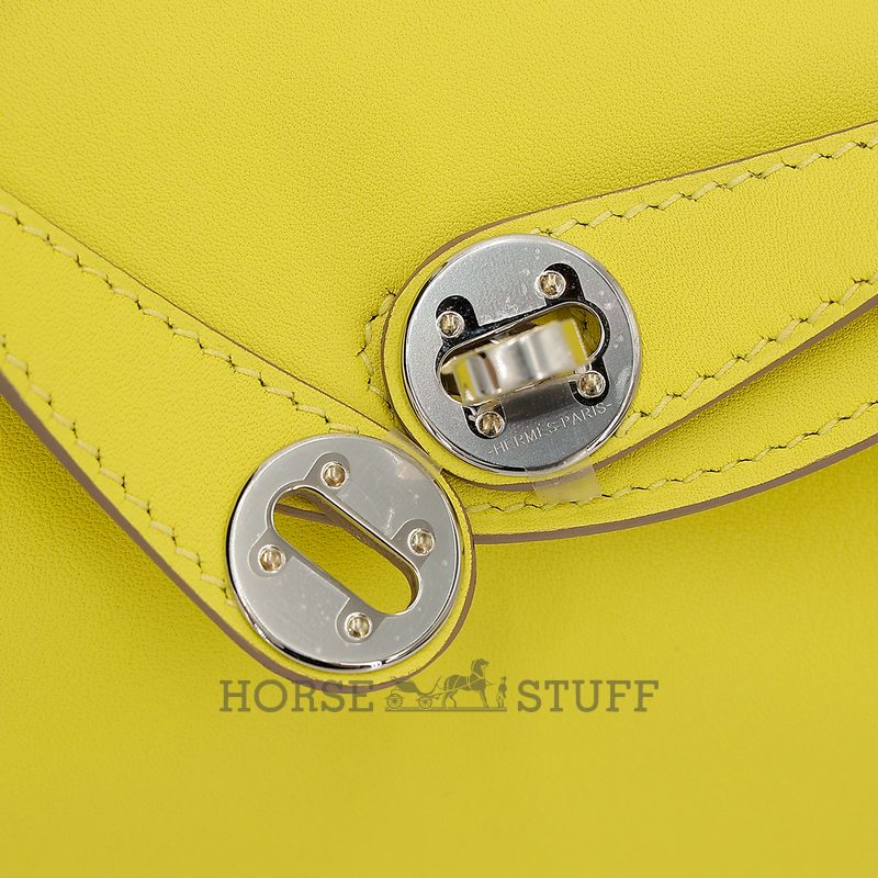 Hermès Lindy Mini Lime Swift PHW