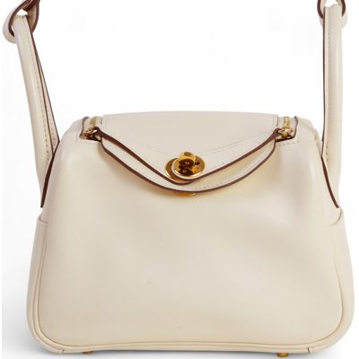 Hermès Lindy Mini Nata Swift GHW