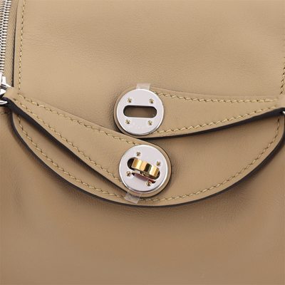 Hermès Lindy Mini Poussiere Swift Electrum