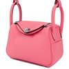 Hermès Lindy Mini Rose Azalee Swift PHW
