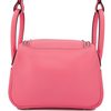 Hermès Lindy Mini Rose Azalee Swift PHW