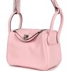 Hermès Lindy Mini Rose Sakura Swift PHW