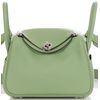 Hermès Lindy Mini Vert Criquet Swift PHW