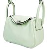 Hermès Lindy Mini Vert Fizz Swift PHW