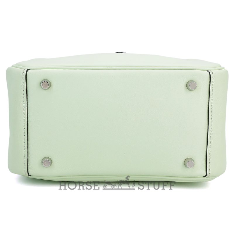 Hermès Lindy Mini Vert Fizz Swift PHW
