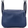 Hermès Lindy Mini Touch Blue Sapphire Swift / Matte Crocodile Alligator PHW