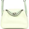 Hermès Lindy Mini Touch Vert Fizz Swift / Matte Crocodile Alligator PHW