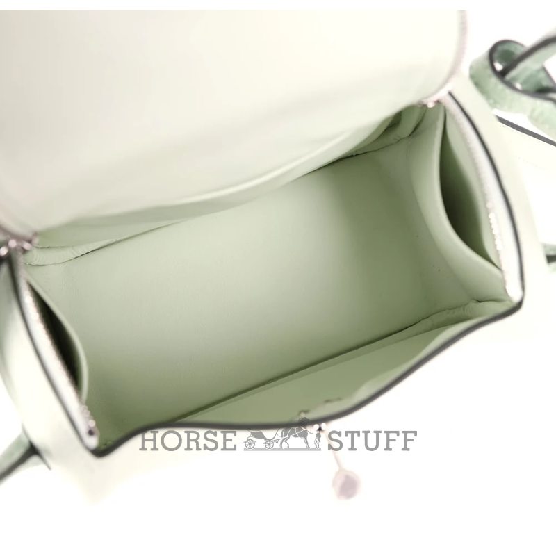 Hermès Lindy Mini Touch Vert Fizz Swift / Matte Crocodile Alligator PHW