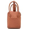 Hermès Lindy 26 Terre Cuite Ostrich PHW