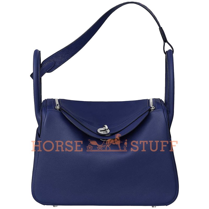 Hermès Lindy 30 Blue Encre Epsom PHW