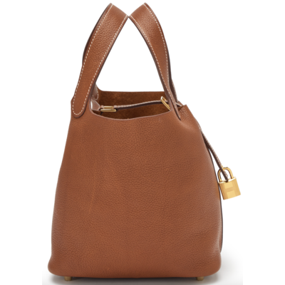 Hermès Picotin Lock 18 Gold Barenia Faubourg GHW