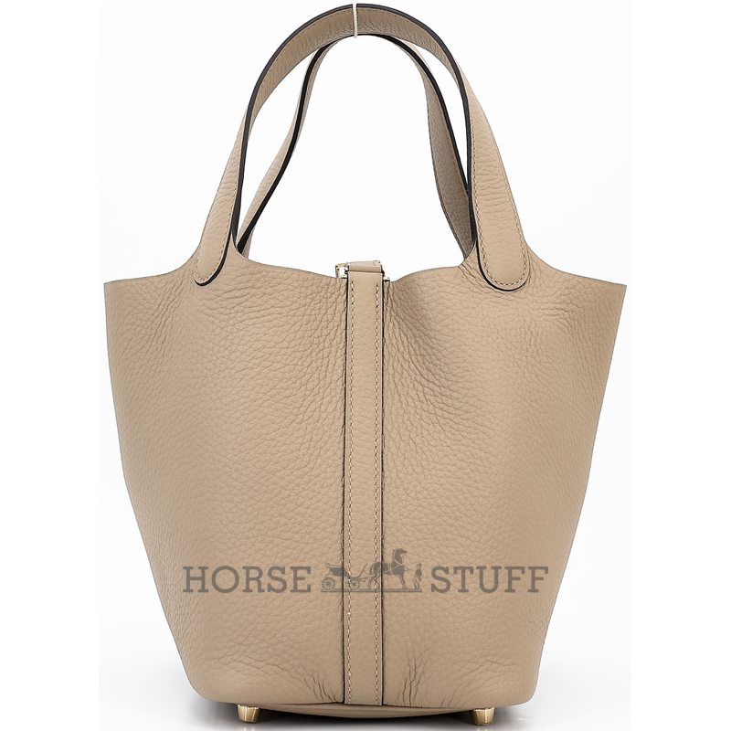 Hermès Picotin Lock 18 Beige Marfa Clemence GHW