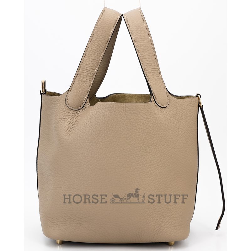 Hermès Picotin Lock 18 Beige Marfa Clemence GHW
