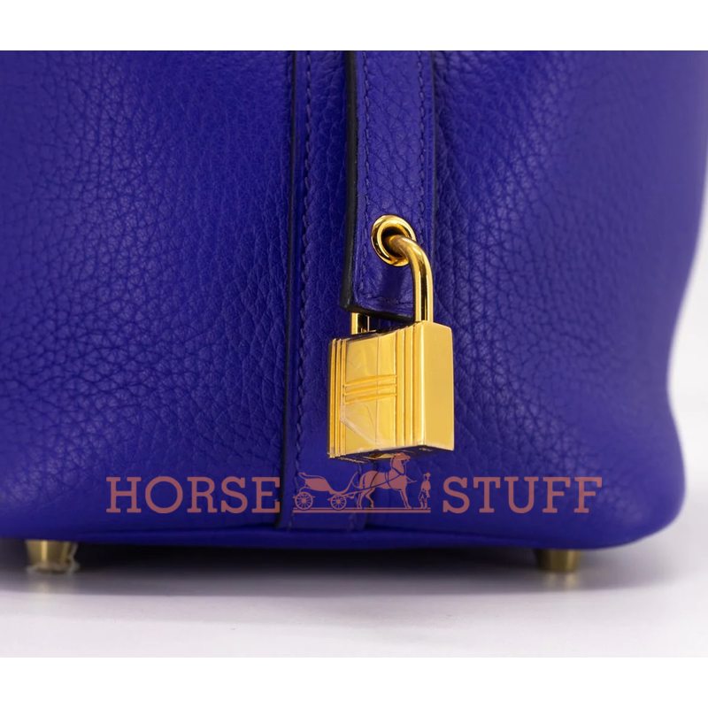 Hermès Picotin Lock 18 Blue Electrique Clemence GHW