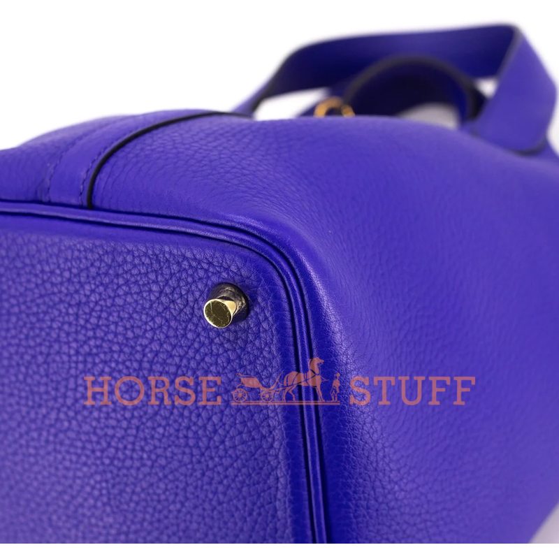 Hermès Picotin Lock 18 Blue Electrique Clemence GHW