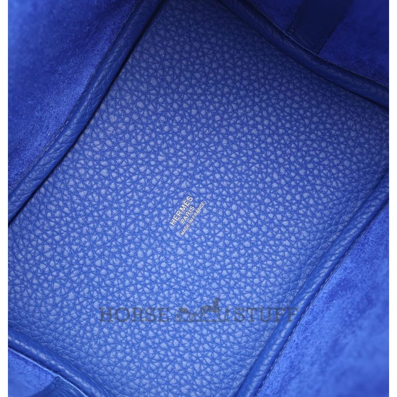 Hermès Picotin Lock 18 Blue Royal Clemence GHW