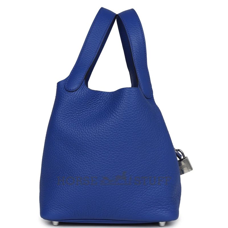 Hermès Picotin Lock 18 Blue Royal Clemence PHW