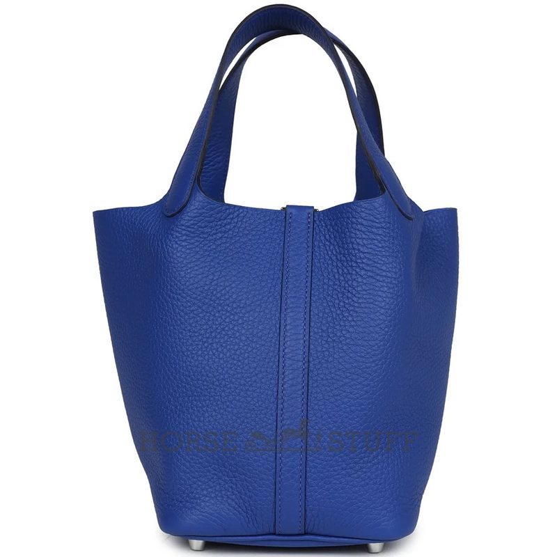 Hermès Picotin Lock 18 Blue Royal Clemence PHW