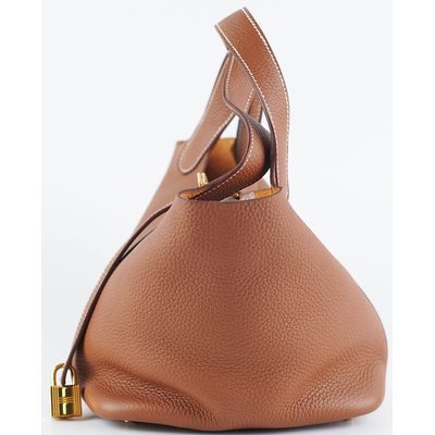 Hermès Picotin Lock 18 Gold Clemence GHW