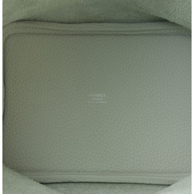 Hermès Picotin Lock 18 Gris Neve Clemence PHW