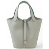 Hermès Picotin Lock 18 Gris Neve Clemence PHW