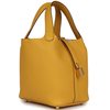 Hermès Picotin Lock 18 Jaune Ambre Clemence GHW