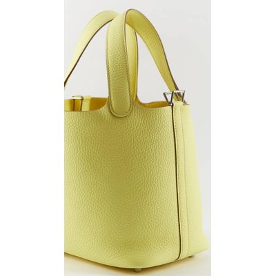 Hermès Picotin Lock 18 Limoncello Clemence PHW