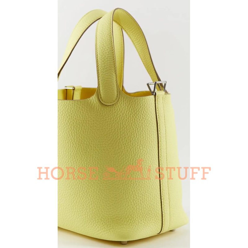 Hermès Picotin Lock 18 Limoncello Clemence PHW