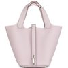Hermès Picotin Lock 18 Mauve Pale Clemence PHW