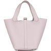 Hermès Picotin Lock 18 Mauve Pale Clemence PHW