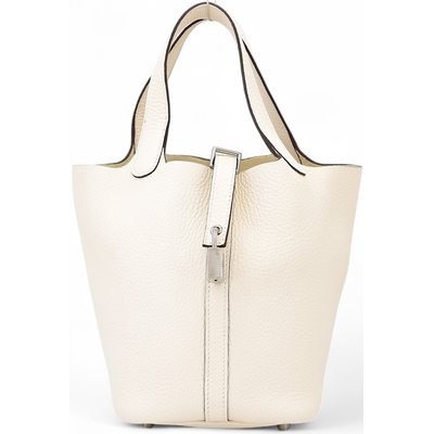 Hermès Picotin Lock 18 Nata Clemence PHW